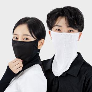 쿨 여름 귀걸이형 안면 자외선차단 골프 스포츠 마스크 얼굴햇빛가리개