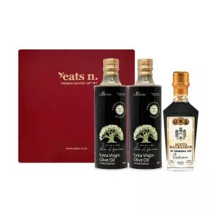 [롯데백화점]잇츠앤 [잇츠앤] 더블 움알자나L 올리브오일 브론즈3M 발사믹식초 3종 선물세트