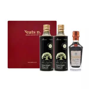 [롯데백화점]잇츠앤 [잇츠앤] 더블 움알자나L 올리브오일 도트 발사믹식초 3종 선물세트