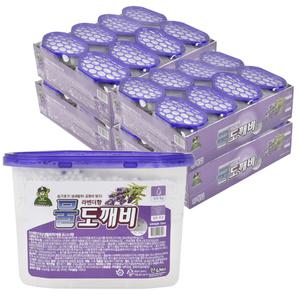 산도깨비 물도깨비 제습제 라벤더향 500ml X 32P 습기제거 곰팡이방지 방향제 탈취제 1BOX