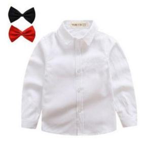 남아 기본 흰셔츠 보타이 그냥 흰셔츠