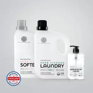 허브식초 유아 아기 신생아 세제 3종  세탁+섬유+주방) 2.8Lx2+700ml