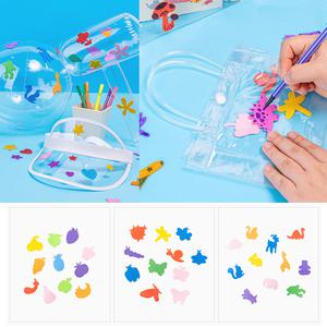 [문구티쳐] 민화샵 EVA놀이 스티커 3종 택1 / 과일 / 동물 / 곤충 스티커꾸미기 다이어리꾸미기