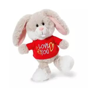 [하프클럽/알티피아]NICI 니키 러브유 티셔츠 래빗 20cm 댕글링 인형