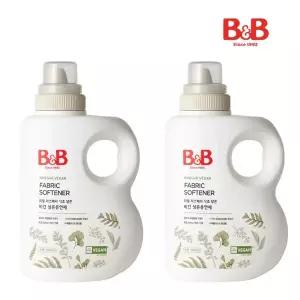 비앤비 비건 세탁 섬유유연제 용기형 2입 (저자극/순한성분)_K153