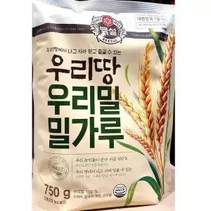 [하프클럽/알티피아]우리밀 밀가루(백설 750g)X10