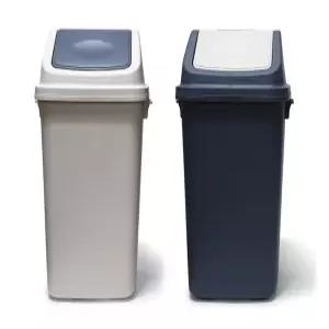 유진 에이스 사각휴지통 종량제 30L, 40L, 50L, 75L 쓰레기통 업소용 스윙