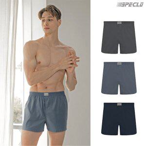 [스페클로]위드유 음낭분리 순면 남성 더블 트렁크팬티 3종세트