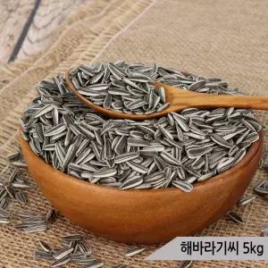 건강알곡 해바라기씨 5kg 앵무새 햄스터 간식 사료