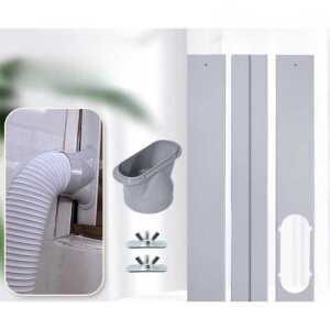 에어컨 자바라 창문틀 호스 배기구 가림막 덕트 배풍 칸막이