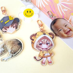 주문 제작 포토 아크릴 키링 굿즈