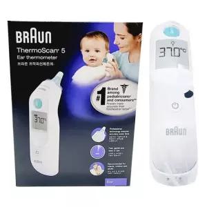 브라운 귀체온계 체온계 아기 신생아 IRT-6030 기본 필터 21개 건전지 포함