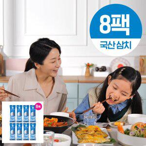 [프리미어][어식공방] 국산 손질 삼치살 필렛 190g×8팩 (총 1.52kg) - 팩당 3토막 (총 24토막) / 소비...