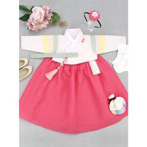 [기타]정향 백일 돌잔치 여아 한복 (3호) 유치원 어린이집 설날 추석