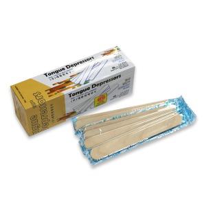 [국내생산] 대한위재 멸균 설압자(50pcs) 혀누르개 설압자 멸균 우드스틱 스파츌라