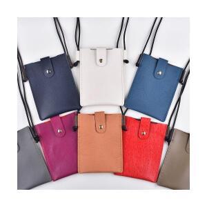 업사이클링 천연가죽 공예 DIY키트 핸드폰수납 바느질 크로스백 만들기 (1세트)