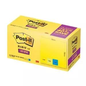[하프클럽/알티피아]3M)포스트-잇 노트(654SSN-15A 대용량팩/76x76mm)