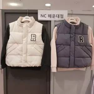 [보리보리/오후]부드럽고 포근한 느낌~오버핏 패딩조끼 OHVW24W01