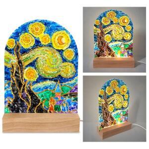 [XBII84J6]만들기대장 무드등아크릴그리기 명화 액자