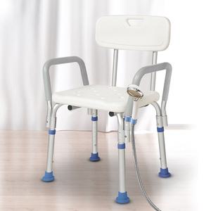 환자 어르신 등받이 샤워 욕실 목욕의자 높이조절 미끄럼방지 이동식 노약자 환자용 임산부 장애인 의자
