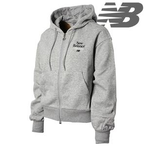 뉴발란스 W 시그니처 기모 후드집업 NBMDD4W952-AC 그레이 여성후드집업
