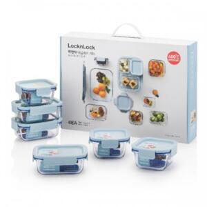 락앤락 더클리어 플래티늄 밀폐용기 선물세트 6종  PG-328