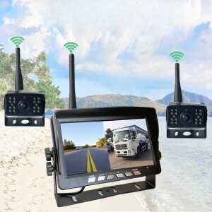 화물차 무선 후방카메라 대형차 모니터 트레일러 중장비 10.1인치 크레인