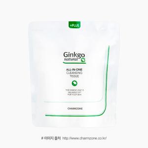 참존 징코 내츄럴 올인원 클렌징 티슈 (리필) 110매