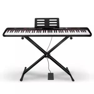 88건반 교습용 디지털 피아노 안젤리아 블랙 + 악보대 + 서스테인페달 + 쌍열스탠드 세트
