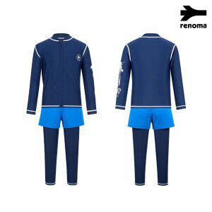 [레노마]남아 스마일페인팅 래쉬가드세트 네이비RN-BS2E925-NV_CA