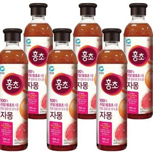 식초 대상 자몽 청정원 홍초 900ml x 6개