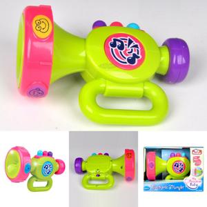 트럼펫 음악놀이장난감 레드박스 뮤지션 악기 모형 나팔 멜로디 (6개월이상)