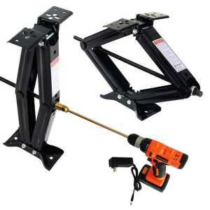 카라반 자키 트레일러 캠핑카 아웃트리거 지지대 바퀴 텅잭 견인 브래킷