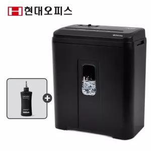 [현대오피스] 소형 문서세단기 PK-612X +오일 파지함 12.5L 최대6매 가정용 개인용 파쇄기 세절기