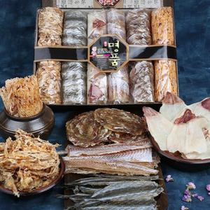 고급건어물 명절선물세트 한치 명태알 꽁치 아구포 구이용 생선포