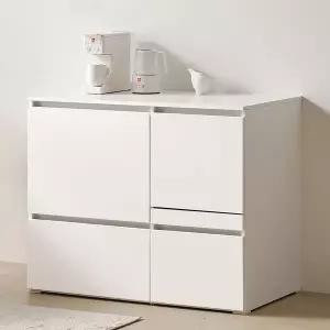 [케어퍼니처]셀르 1000 깊은 광파오븐장 렌지대 밥솥다이 에어프라이어선반 주방수납장