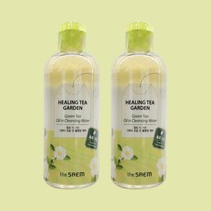 더샘 힐링 티 가든 그린티 오일 인 클렌징 워터 300mlx2 강력한세정력