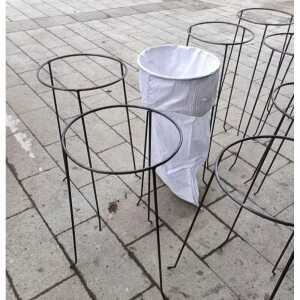 톤백 마대거치대 자루 수거함 프레임 건설현장 쓰레기 폐기물 분리수거대