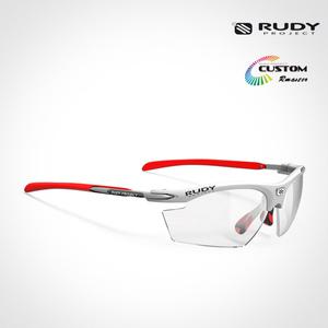 루디 선글라스 라이돈2 커스텀 화이트-레드 변색 SP537369RD 스포츠 고글