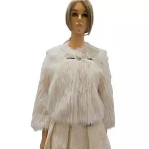 [에고이스트] 노카라 페이크퍼 크롭 재킷  EP4FJ-060