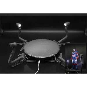 프라모델 턴테이블 디스플레이 피규어 전시대 회전판 촬영용 쇼케이스