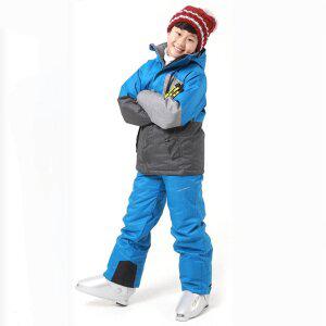 [안체스]25년형 와이키 남성주니어스키복 세트 블루 어린이스키복 아동스키복세트 주니어보드복