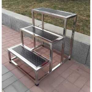 사다리 발판 3단 가정용 이동식 철제 작업대 경량 작업용 디딤대