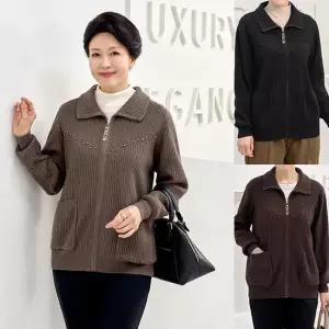 [엄마옷 로즈맘] 사언골지니트집업자켓