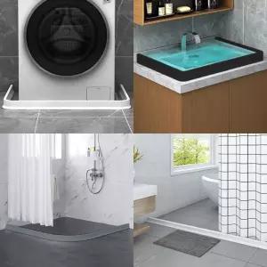 템팜 워터펜스 실리콘 물막이(높이 3CM) (투명)  자취템  신혼필수템  살림템 싱크대  습기제거