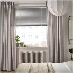 [이케아]VECKLARFLY 베네시안 블라인드 알루미늄 120x155cm