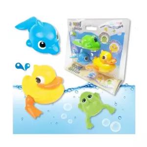 첨벙첨벙 삼총사 목욕놀이 태엽완구 물놀이/목욕/놀이/물놀이장난감/장난감/인형/물고기/로봇/오리/테이블
