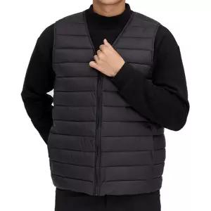 2장세트 제이케이 남자 여자 빅사이즈 경량 웰론 브이넥 패딩조끼 다운 베