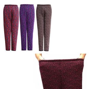 엄마 할머니 겨울바지 편안한 신축성 기모 밴딩 몸빼 바지