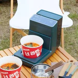[마이어] 즉석 라면 조리기 (Maier ez100)/신애라 가정용 캠핑 한강 라면 끓이는 기계 멀티 쿠커 전기포트